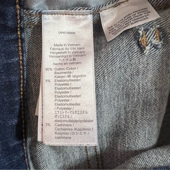 Madewell 10" High-Rise Skinny Jeans Cordell Wash Heatrich Denim Edition Size 24 - Picture 13 of 14